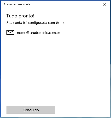 Windows 10: Concluir